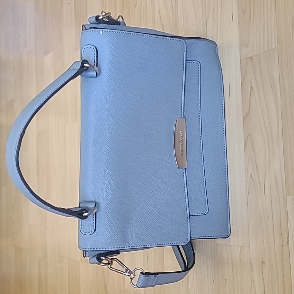 Nanette Lepore Blue Crossbody Bag Adjustable Strap 10"×8"